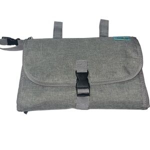 NWOT Kopi Baby Portable Diaper Changing Pad - Grey Travel Station